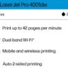 51UTgIrYmNL._AC_SL1080_ HP LaserJet Pro 4001dw wireless printer review fast and secure office solution