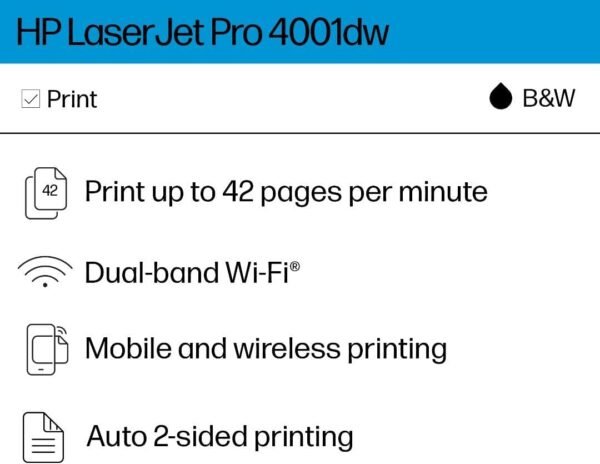 51UTgIrYmNL._AC_SL1080_ HP LaserJet Pro 4001dw wireless printer review fast and secure office solution