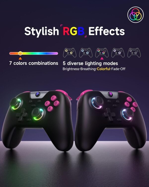 714DKMdqLQL._SL1500_ EasySMX X05 Wireless Gaming Controller Review Hall Effect Joysticks and RGB Lights