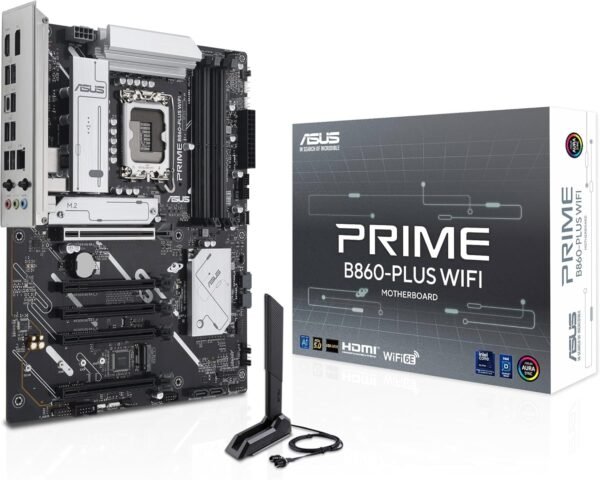 819Lk3enwML._AC_SL1500_ ASUS Prime B860-PLUS WiFi motherboard review featuring DDR5, PCIe 5.0, and WiFi 6E