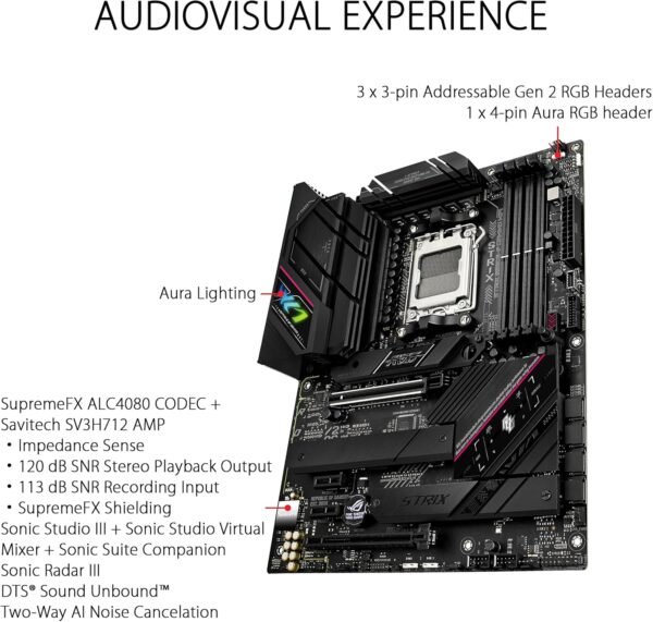 81qlhof2X-L._AC_SL1500_ ASUS ROG Strix B650E-F Gaming WiFi Motherboard Review Best for Ryzen Builds