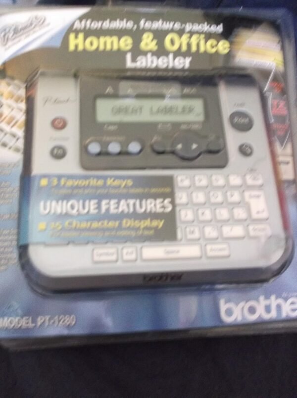 Brother PT-1280 P-Touch Label Maker review for efficient office labeling needs
