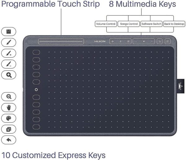 HUION HS611 Graphics Tablet Review Sleek Design and Features for Beginners
