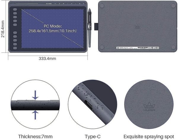 HUION HS611 Graphics Tablet Review Sleek Design and Features for Beginners